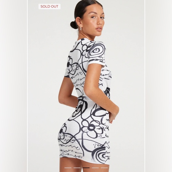 Motel Rocks White Mini Dress - Picture 3 of 6